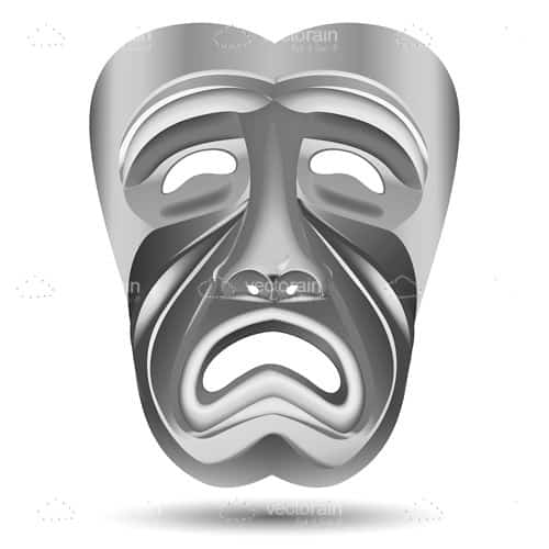 Tragedy Theatre Mask